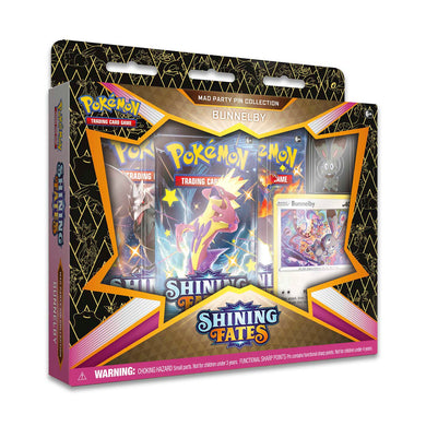 Pokémon TCG: Shining Fates Mad Party Pin Collection (Bunnelby)