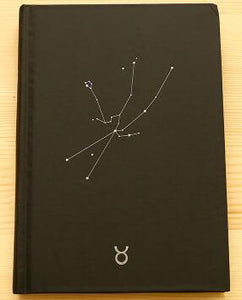 Twelve constellation black diary