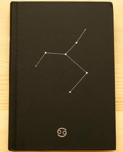 Twelve constellation black diary