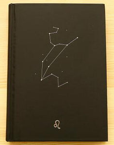 Twelve constellation black diary