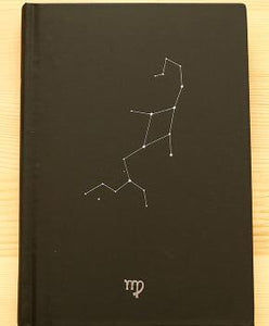 Twelve constellation black diary