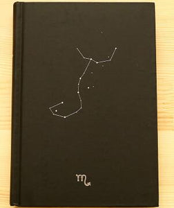 Twelve constellation black diary
