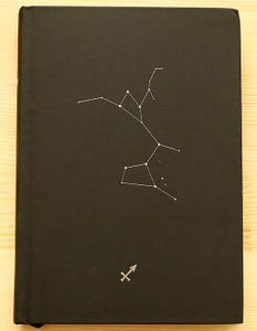 Twelve constellation black diary