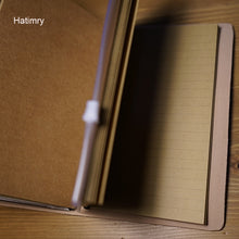 Load image into Gallery viewer, Genuine leather travelers journal notebook