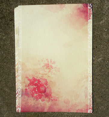 Red Flower Paper
